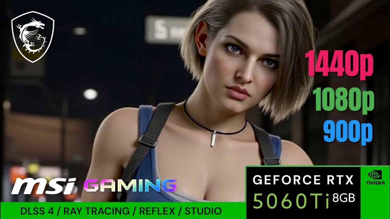 Resident Evil 3 Remake : RTX 5060 Ti 8GB | 1440p 1080p 900p - YouTube