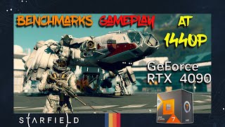Starfield 1440p Native Benchmark | RTX 4090 FE | AMD Ryzen 7 7800X3D