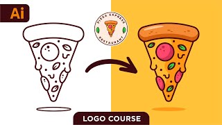 Illustrator Tutorial - Sketch to Vector Logo (HD)