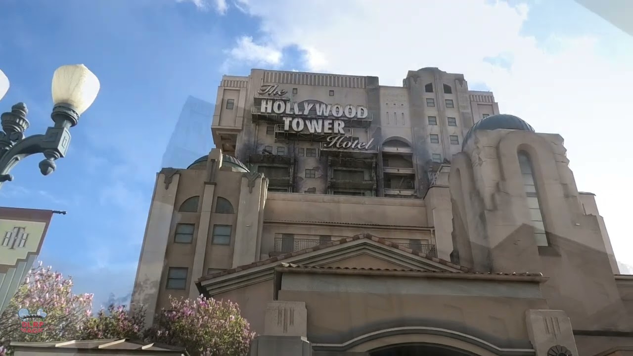 Tower of Terror ride area Walt Disney Studios Park at