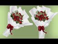 10 roses arrange flowers Bouquet. || flower wrapping techniques || Flower Bouquet arrangement