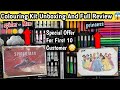 Colouring Kit Unboxing &amp; Full Review 😱 | Spider-Man &amp; Princess Colour Kit 🎨 | Best Kids Art Set