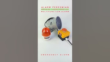 Alarm peresmian ms290 dengan flashing warning light | multifunction alarm