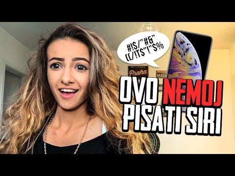 OVO NEMOJTE PITATI SIRI * šok *