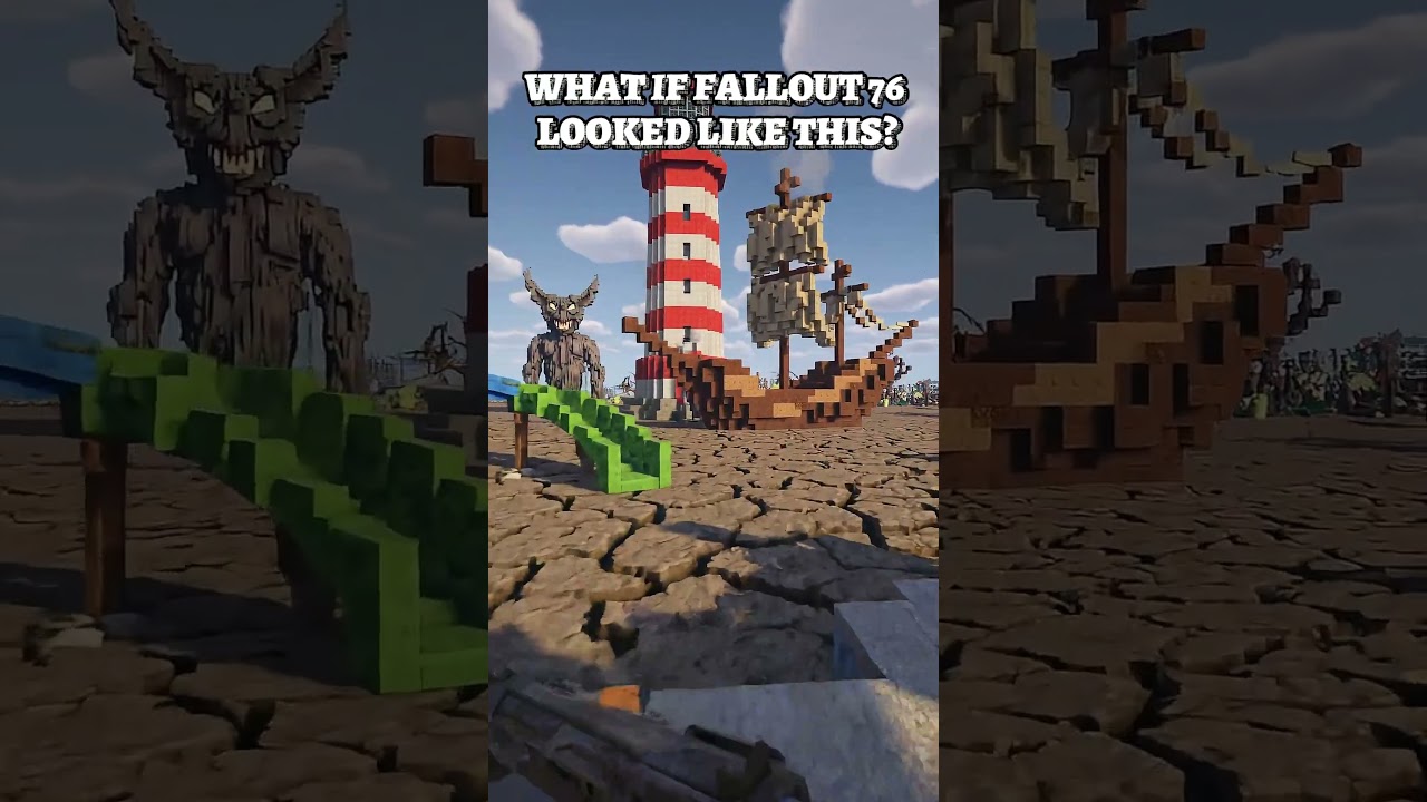 WHAT IF FALLOUT 76 WAS MINECRAFT? ☢️🏗️
