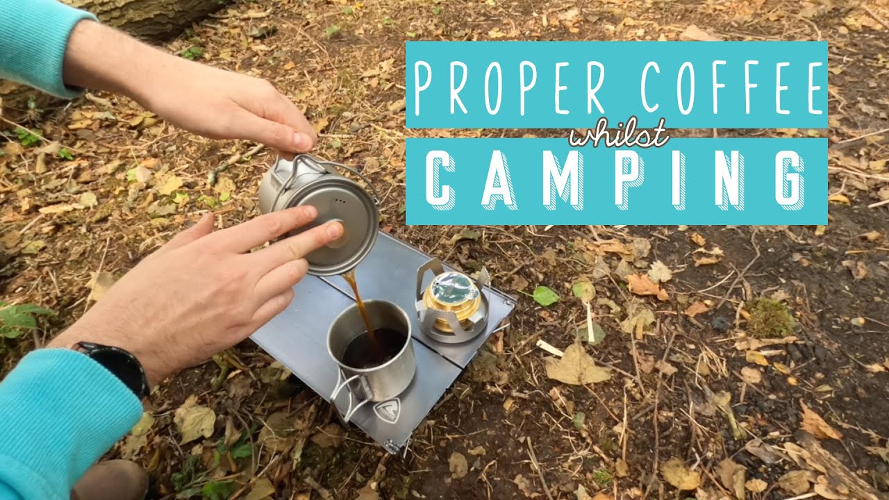 Camping Coffee Cup Titanium Mug, Bestargot Outdoor French Press Pot,Camp Cooking