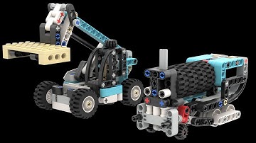Illegal train - A LEGO Technic 42133 Telehandler alternate build