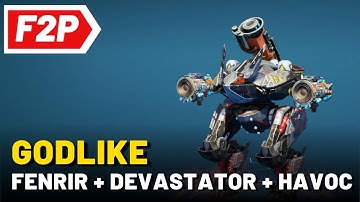 Fenrir Devastator Havoc - War Robots Free to Play Gameplay (No Commentary) WR F2P