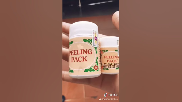 Gel lột mụn peeling pack review