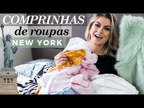 COMPRINHAS DE ROUPAS EM NEW YORK | ALICE SALAZAR