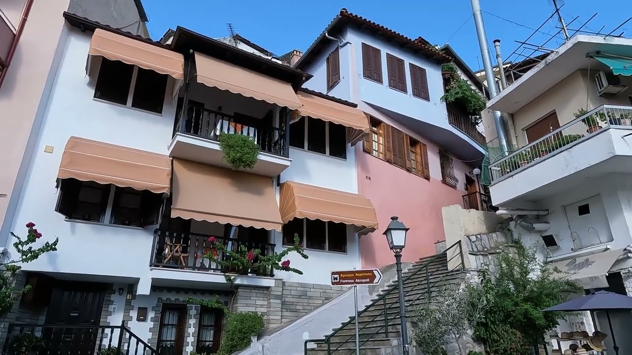 🌊☀️🌴4К 🇬🇷 KAVALA, Summer in Greece 2024 /🏺🌿🧿 КАВАЛА, Лято в Гърция 2024