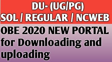 DU- SOL/NCWEB/REGULAR EXAM PORTAL ( UG / PG )।।DU LATEST UPDATES।।DU LATEST NEWS।। SHINING SURFERS।।