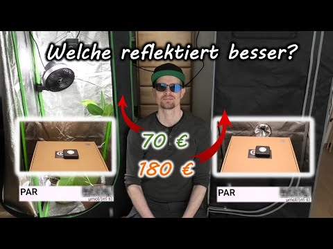 Growbox günstig vs. teuer – Welche reflektiert besser? | Kingpower vs. AC Infinity