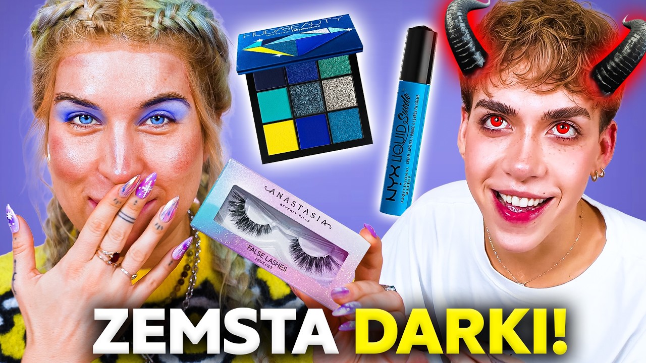 ♦ ZEMSTA DARKA! 😱 MUSZĘ SIĘ TYM POMALOWAĆ! Darius Rose wybiera mi kosmetyki-Agnieszka Grzelak Beauty