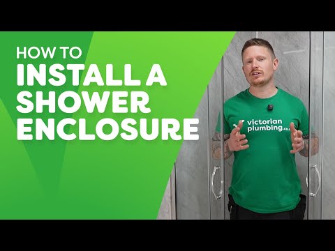 How to Install a Shower Enclosure | 6 Minute DIY!