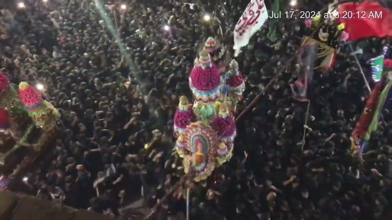 10 muharram Night | Karbala Maula Shikarpur Sindh | Shikarpur Azadari | 10 Muharram Shikarpur 2024