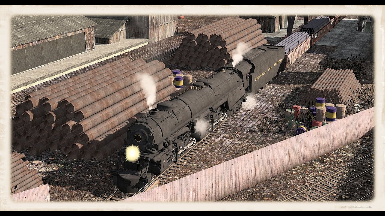 trainz-trs19-n-w-class-a-2-6-6-4-on-rivercide-youtube