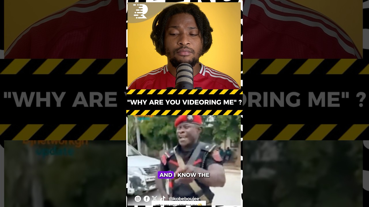 “WHY ARE YOU VIDEORING ME BEFORE MY ARRIVAL” - NIGERIAN POLICE TO CITIZENS 🇳🇬🇬🇭😂