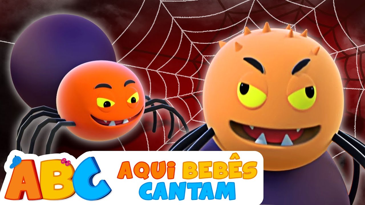5 ARANHAS DIVERTIDAS E ASSUSTADORAS | Aqui Bebês Cantam
