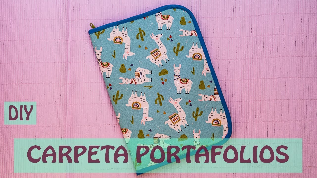 Cómo hacer una carpeta de tela