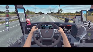 LUXURY CITY BUS ADVENTURE 🚍👮🏼‍♀️- #44 | BUS SIMULATOR : ULTIMATE MULTIPLAYER | BUS WHEELS GAMES | screenshot 3