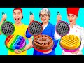 自分 vs おばあちゃんの料理チャレンジ | 秘密のお料理ハックとキッチンのヒント TeamTeen Challenge