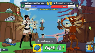 Animation Throwdown Rumble 144 EvilDead Hellhounds vs Suite Walkers on DMT