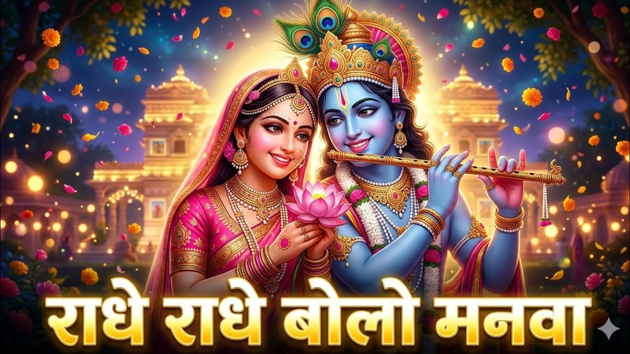 राधे राधे बोलो मनवा 🙏 Radha Krishna Bhajan | Vrindavan Kirtan | Beautiful Radha Krishna Song