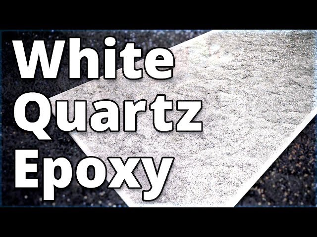 White Quartz Epoxy Kit Stone Coat Countertops