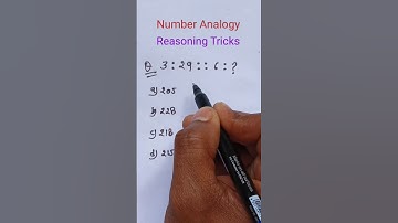 Number Analogy Reasoning Tricks |#short #shorts #shortvideo #viral #viralvideo #reels #like #ssc