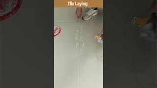Wall tile grouting operation demonstration