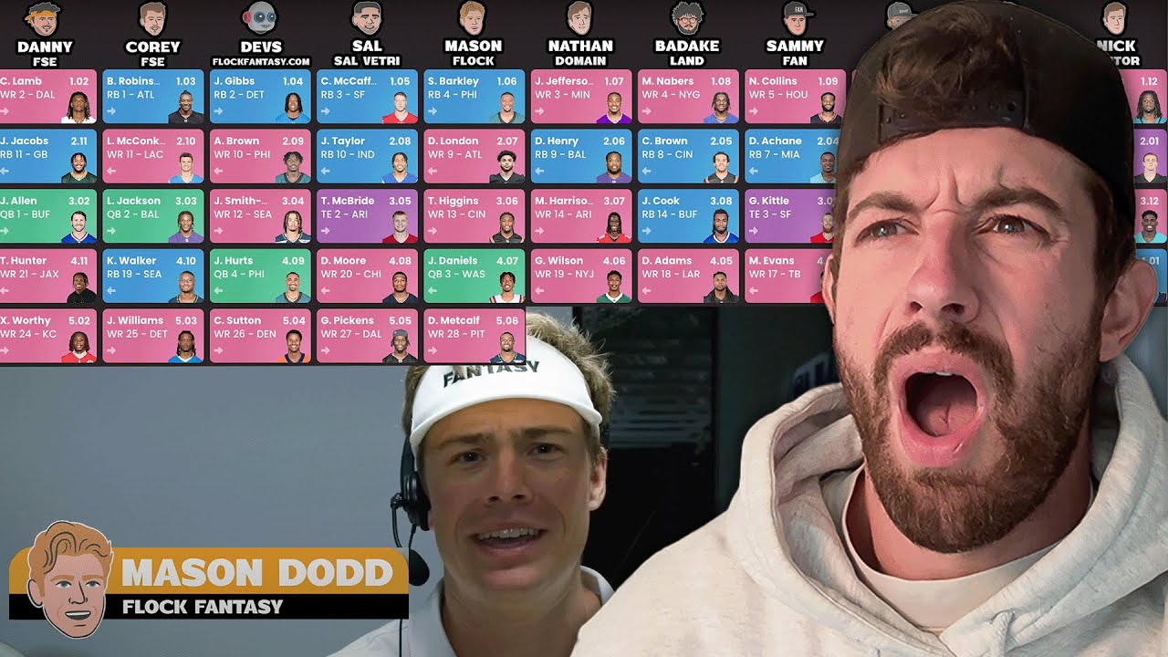 Reacting to the Flock Fantasy League Draft.