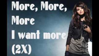 Selena Gomez & The Scene - More - Lyrics On Screen chords