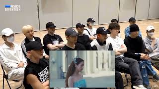 Seventeen reacting to Jisoo - Flower MV