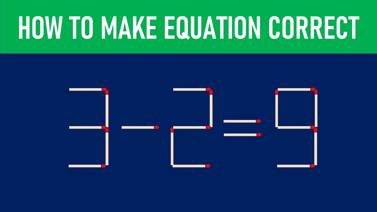 Match Stick Puzzle 020  