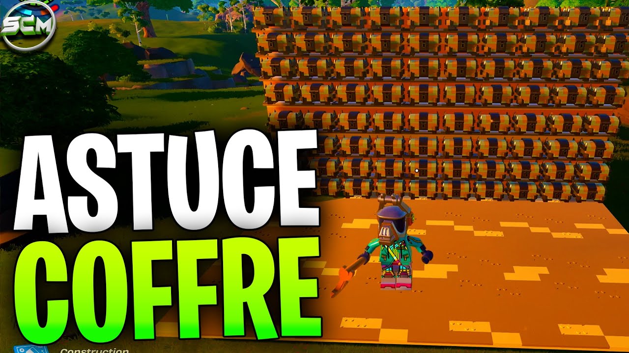 Astuce Étagère a Coffre Lego Fortnite, Comment Empiler - Superposer des Coffres les un sur les Autre