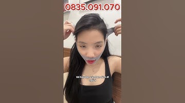 Mặt nạ nâng cơ mặt, giúp kéo căng da, tạo cằm v-line, hạn chế trùng nhão chảy xệ một cách tự nhiên