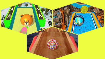 🎳⚽🏈Portal Run epic Race Going Balls Vs action balls gyrosphere Gameplay.