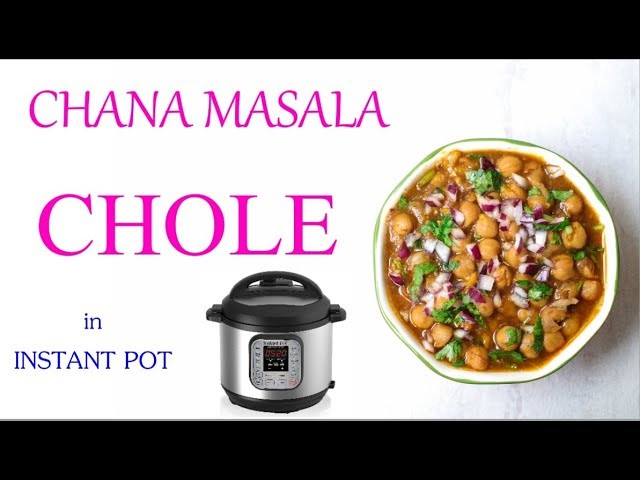 Super Easy Chana Masala (Instant Pot - Pressure Cooker Recipe)