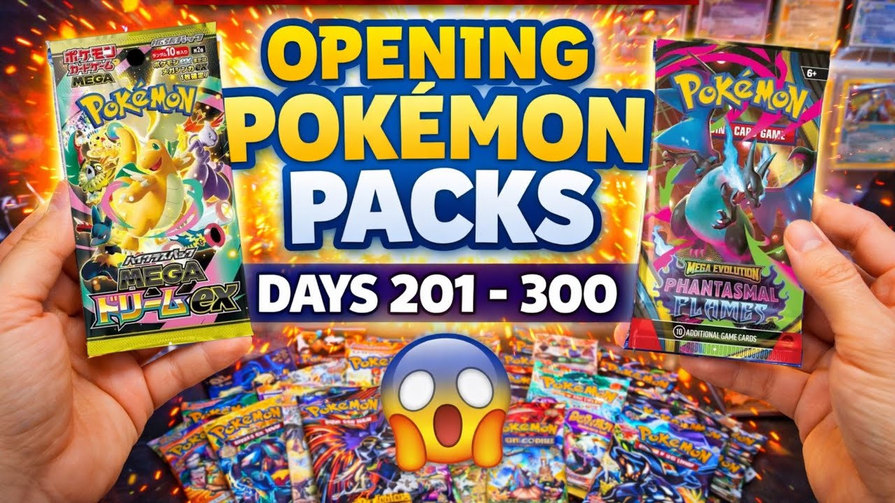 I Opened 100 Pokémon Packs… Here’s What Happened | Days 201-300 - YouTube