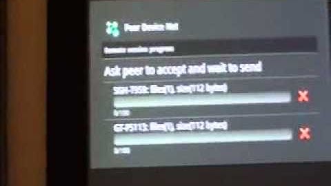 PeerDeviceNet - how to share contact infos to peers