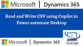 Read and Write CSV using Copilot in Power automate Desktop