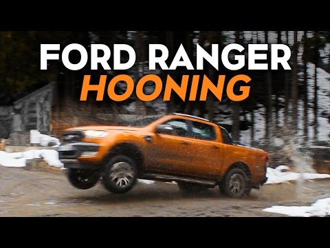 Hooning A New Ford Ranger Pickup Off-Road
