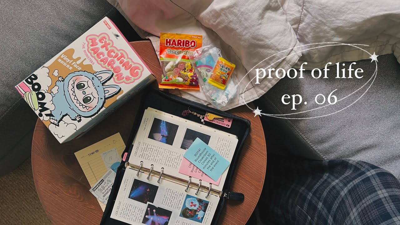 proof of life | ep. 06 ✸ filofax updates, ephemera, labubu