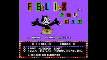 Felix the Cat - Nintendo Entertainment System - Intro & Title Screen