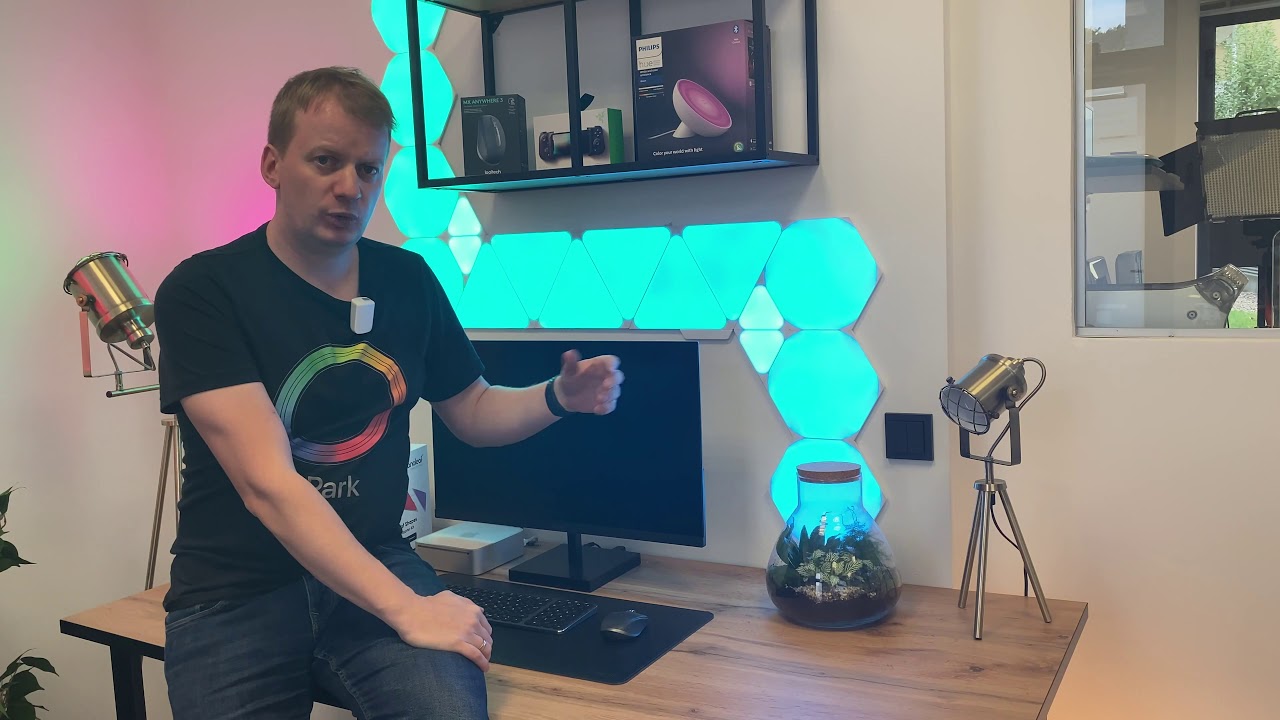 Nanoleaf Shapes Triangles und Mini Triangles ausprobiert - YouTube
