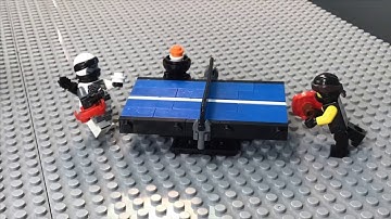 How to Make a LEGO Table Tennis Table