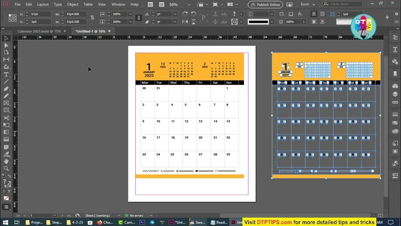 Simple steps to increase the Paste Board Area in Indesign Hindi Video