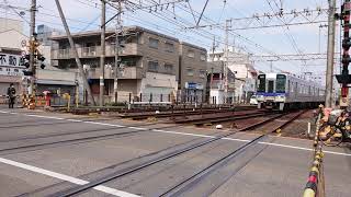 南海高野線 北野田駅 2000系 (2034+2039編成[2039F前照灯更新]) 試運転通過