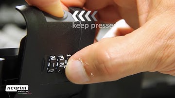 TUTORIAL Negrini srl   cases   Push & Pull combination lock system   sistema di chiusura Push & Pull